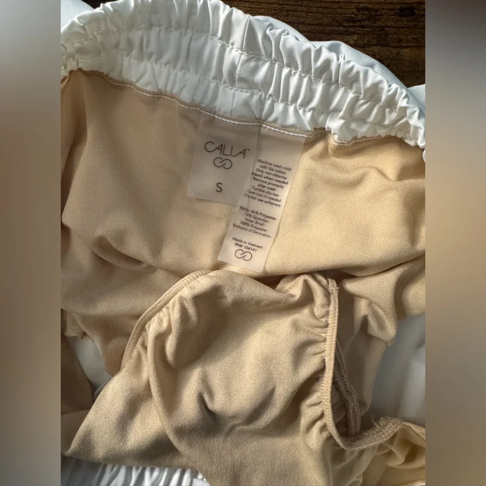 CALIA Run Collection White Mid-Rise Shorts | Size Small | NWT - Picture 6 of 6